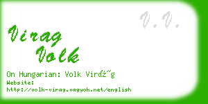 virag volk business card